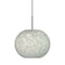 Besa Lighting Luna Cord Pendant, Carrera, Bronze Finish, 1x9W LED 1JT-477619-LED-BR - alternate 1